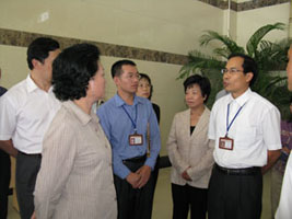 省領(lǐng)導(dǎo)、市領(lǐng)導(dǎo)來我司進(jìn)行視察、指導(dǎo)