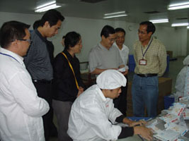 省領(lǐng)導(dǎo)、市領(lǐng)導(dǎo)來我司進(jìn)行視察、指導(dǎo)
